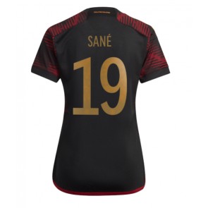 Tyskland Leroy Sane #19 Bortatröja Kvinnor VM 2022 Kortärmad